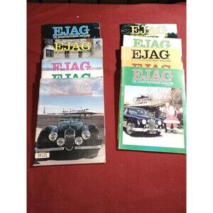 EJAG News Magazine -  Jaguar - 1987- Lot of 10 issues - Missing February & June